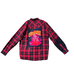 Marca elegante, venta al por mayor, nueva camisa de gran tamaño para hombre, camisa informal estampada, camisa de manga larga delgada para jóvenes - Product Image 2
