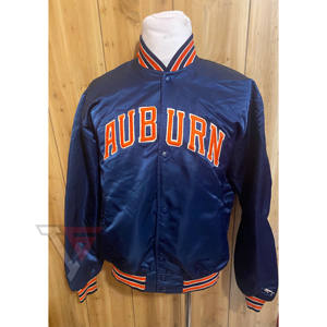 Chaqueta Bomber de Lona Satinada Personalizada al por Mayor para Hombre, Chaqueta de Invierno de Alta Calidad, Impermeable, Reversible, Ropa Deportiva OEM para Equipos - Product Image 4