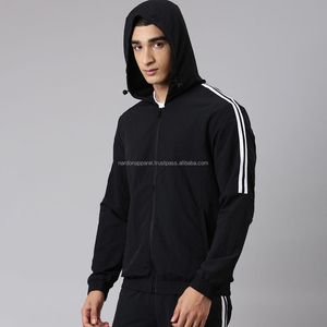 Nardon Apparel OEM Chaquetas ligeras a prueba de agua Hombres Cortavientos Chaqueta personalizada de alta calidad para hombres - Product Image 3