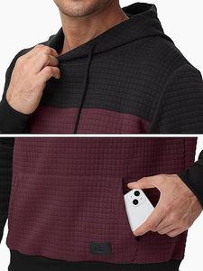 Sudaderas de Alta Calidad, Económicas, para Invierno, Ecológicas, Forradas, Tejido Jersey Waffle, Teñidas, 100% Poliéster, Estilo Urbano - Product Image 3