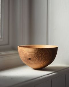 COMEDOR ALTO DESCUBRE ARTESANÍA Tazón de masa de madera Hecho a mano para frutas o ensaladas Tazón de granja rústico vintage de alta calidad - Product Image 5