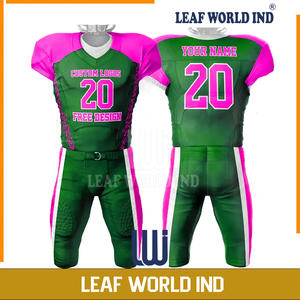 Camisetas de fútbol americano hechas a medida de fábrica, uniformes deportivos atractivos para niños, diseño de patrón de números cortos, conjuntos de LICRA de verano - Product Image 5