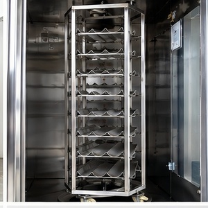 Rotary Rack Oven 6 Tray Stainless Steel Industrial Baking Large Capacity Side Swing Door Electric Heating - Product Image 1