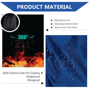 Chaqueta Cortavientos de Seguridad de Alta Visibilidad para Hombre, ANSI Clase 1, EN ISO 20471 Clase 2, Reflectante, con LED Intermitente, Logotipo Personalizado - Product Image 3