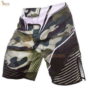 Venta al por mayor Hombres MMA Shorts Hombres ligeros MMA Shorts Último diseño Personalizado Logo MMA Shorts - Product Image 1