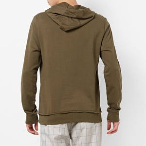 Sudaderas con Capucha Personalizadas para Hombre, de Algodón Grueso, Estilo Vintage, con Parches Desgastados, Color Sólido - Product Image 6