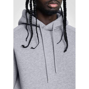 New <b>Men's</b> High Quality Melange <b>Grey</b> Color <b>Men's</b> <b>Hoodie</b> 100% Cotton Pocket Design Screen Printing <b>Plain</b> Pullover <b>Hoodie</b> For <b>Men</b> - Product Image 6