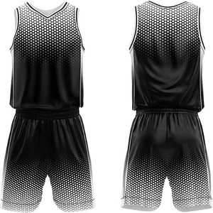 Uniformes de Baloncesto de Talla Grande Transpirables de Alta Calidad, Sin Mangas, Cómodos, 100% Poliéster, Antibacterianos, con Nombre de Equipo Personalizado - Product Image 3