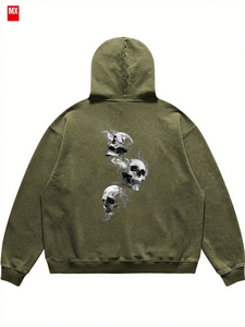 Sudadera con Capucha de Invierno para Hombre, Personalizada, Gruesa, Lavada al Ácido, con Estampado Digital de Moda para Hombre y Mujer - Product Image 2