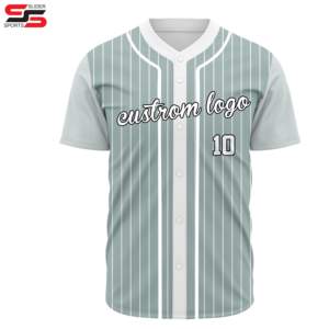 Camisetas de béisbol personalizadas al por mayor de fábrica, camiseta de béisbol de México, camiseta de béisbol sublimada, tela de secado rápido de poliéster 100% - Product Image 5