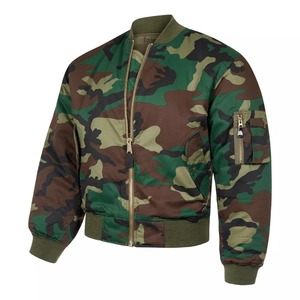 Hot Sales 2024 Premium Stylish <b>Flight</b> Classic Bomber <b>Jacket</b> for <b>Men</b> with Ribbed Collar Hem and Sleeve Cuff - Product Image 4
