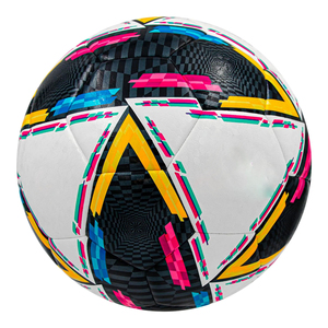 Football PU Leather Training Ball Size 5 Durable Machine Stitched Outdoor <b>Sports</b> Match Practice <b>Game</b> Ball - Product Image 5