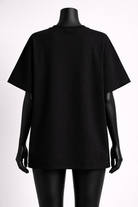 Camiseta Gráfica Oversize para Mujer, Impresión Personalizada, Algodón Premium, Estilo Casual Urbano, OEM ODM, Venta al Por Mayor - Product Image 2