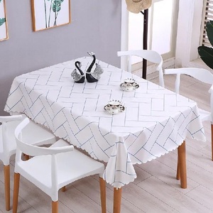 Telas rectangulares de algodón orgánico para mesa de comedor, tejido 100% de Color sólido para Hotel, hogar, planta de cuidado fácil, último diseño, certificado GOTS - Product Image 4