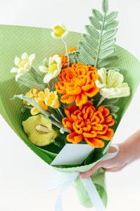 Ramo de Margaritas de Crochet, Ramo Artificial de Crochet, Regalo de Ramo de Crochet para el Día de San Valentín, Día de la Madre, Navidad - Product Image 5