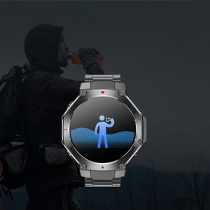Montre connectée LEMFO TR3 MAX, écran tactile IPS de 1,53 pouce, moniteur de fréquence cardiaque, suivi du sommeil, étanche IP68, montre de sport d'extérieur unisexe - Product Image 3