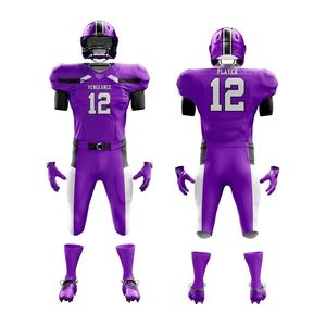 Maillot de football américain personnalisé de qualité supérieure, unique, personnalisé, pour hommes, tenue d'équipe, 100% polyester - Product Image 3