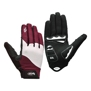 Gants de cyclisme noirs respirants anti-dérapants légers gants complets pour l'équitation vtt route - Product Image 2