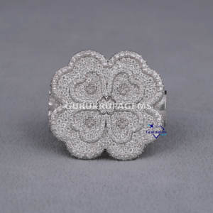 Venta al por mayor 14kt Lab Grown Moissanite Hip Hop anillo colección personalizada boda compromiso fiesta diamante anillo VVS claridad - Product Image 1