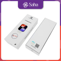 Boîte cadeau SAHA BOX en carton kraft recyclable de qualité supérieure pour bracelet de montre électronique intelligente, finition mate, fabriquée par un fabricant OEM vietnamien