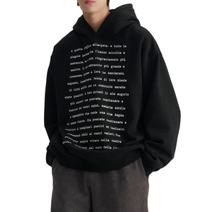 เสื้อฮู้ดดี้สตรีทแวร์ OEM ผ้าฝ้ายสำหรับฤดูหนาว ลายกราฟิกวินเทจสะท้อนแสงสำหรับผู้ชาย  แบบซิปสั่งทำพิเศษ ปักลาย ทรงบ็อกซี่ฟิต ซันเฟดวอช - Product Image 2