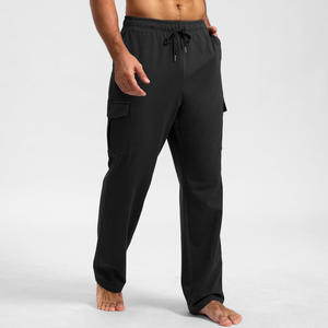 2025 vente en gros hommes coupe ample course Fitness respirant pantalons de survêtement séchage rapide pantalon de survêtement avec poches - Product Image 4