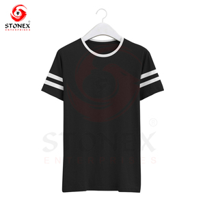 เสื้อยืดคอกลมทรงหลวมสำหรับผู้ชาย น้ำหนัก 300 กรัม ผ้าฝ้าย 100% พิมพ์ลายโลโก้ด้านหน้า รับผลิตตามสั่งและขนาดตามต้องการ ขายส่ง - Product Image 3