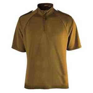 เสื้อทำงานผ้าฝ้ายของผู้ชายเสื้อยืดแขนสั้นแบบสั่งทำป้องกันแบคทีเรียซักได้ - Product Image 6