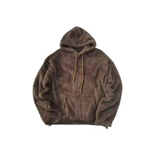 Fabricants de vêtements pour hommes personnalisés sweats à capuche Sherpa bio sweats à capuche de qualité supérieure sweat à capuche design surdimensionné unisexe - Product Image 2
