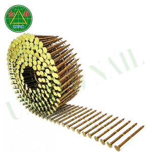 1-3/4 "x 0.086 9000pcs Clous à bobine de fil tige de vis tige lisse, revêtement jaune pour la fabrication de palettes à partir de l'usine leader du Vietnam - Product Image 4