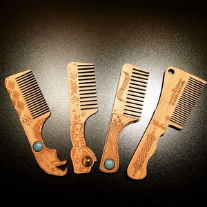 Peigne à cheveux manche en bois fait à la main régulier pour une utilisation en salon de l'Inde peigne en bois en gros pour un usage commercial à vendre en - Product Image 6