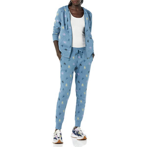 Sudaderas con capucha de forro polar para mujer con estampado personalizado proveedor sudadera Coreana de algodón de talla grande elegante con cordones - Product Image 3