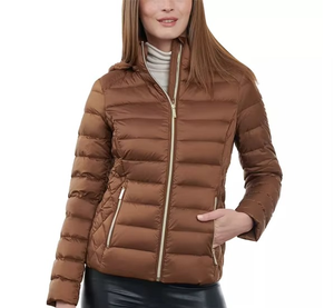 Chaqueta de Invierno Informal de Sarga a Cuadros para Mujer, Estilo Safari, Impermeable, con Botones, 2026 - Product Image 2