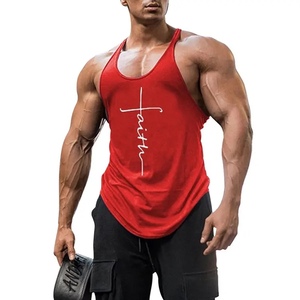 Nouveaux hommes débardeur personnalisé imprimé débardeur sans manches respirant chemise haltérophilie entraînement Gym débardeur personnalisation OEM - Product Image 4