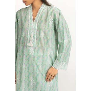 Ensemble décontracté d'été 3 pièces IUSTKSD-2037 en tissu imprimé avec broderies respirantes - Product Image 2