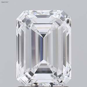 เพชรที่ปลูกในห้องแล็บสีเขียวมรกต1.83ct ได้รับการรับรองว่าเป็นสี VS1ชัดเจนหินในห้องทดลอง - Product Image 1