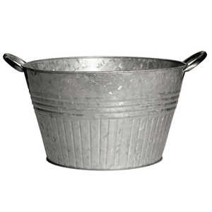 กระถางต้นไม้ชุบสังกะสีเกรดเชิงพาณิชย์ทำจากโลหะชุบสังกะสีสำหรับปลูกต้นไม้ในสวน - Product Image 1