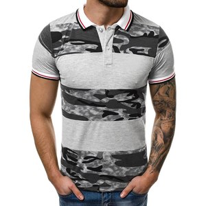 Polos de hombre con logotipo personalizado al por mayor, camisetas polo de negocios informales de manga corta de algodón de alta calidad, fabricante y proveedor - Product Image 5