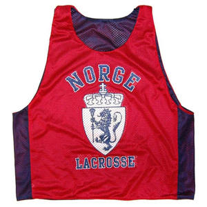 Uniformes réversibles sublimés de lacrosse de haute qualité de conception sur mesure de transfert de chaleur de séchage rapide de confort de peau - Product Image 4