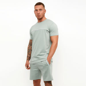 New Arrivals Summer <b>Short</b> <b>Set</b> Casual Customized <b>Men</b> Summer 2 Piece <b>T</b> <b>Shirt</b> <b>Shorts</b> <b>Set</b> Cotton Made Quick Dry <b>Short</b> <b>Set</b> - Product Image 6