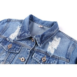 Chaqueta Vaquera de Algodón Transpirable de Moda Nueva, Chaqueta Vaquera Azul Personalizada al por Mayor para Mujer, Logotipo Personalizado de Alta Calidad a Precio Económico - Product Image 4