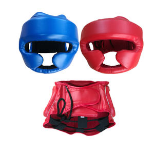 Casque de boxe et de kickboxing en cuir PU de style sportif personnalisable de haute qualité, protection efficace pour la tête et le visage lors des combats - Product Image 5