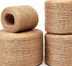 Natural <b>Jute</b> Twisted 3 Strand <b>Fiber</b> Rope Strand Natural <b>Jute</b> Rope - Product Image 2
