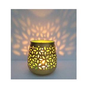 Vela de forma redonda de tamaño personalizado votiva diseño ventajoso vela de color oro de hierro votiva a buen precio - Product Image 1