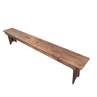 Banc pliant en bois massif ferme rustique style vintage pour usage commercial restaurant hôtel meubles de mariage
