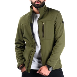 Nueva Chaqueta Softshell de Invierno de Alta Calidad 100% Poliéster para Hombre, Ropa Casual, Impermeable, Transpirable, Cuello Alto, Estilo Urbano 2026 - Product Image 4