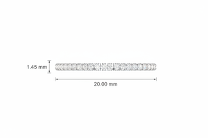 Anillo de Oro de 14K con Diamantes Naturales de Corte Brillante Redondo para Mujer, Engastado con Puntas, Chapado en Rodio, para Uso Diario |   0.24Ctw Chapado en Rodio para Uso Diario - Product Image 2