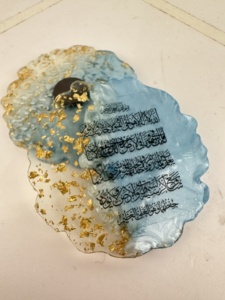 Ayatel Kursi Plastique Doré Aimant Époxy Thème Fleur Cœur Imprimé Haute Qualité Personnalisé Cadeau de Mariage et de Fête - Product Image 5