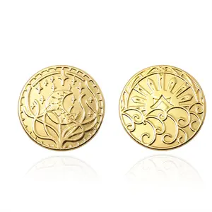 Moneta commemorativa in metallo da sfida modello luna e sole Souvenir di alta qualità moda personalizzata