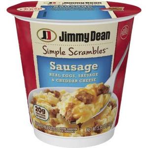 Jimmy Dean Simple Scrambles, taza de desayuno de salchicha, 5,35 Oz. (6 unidades) - Product Image 1